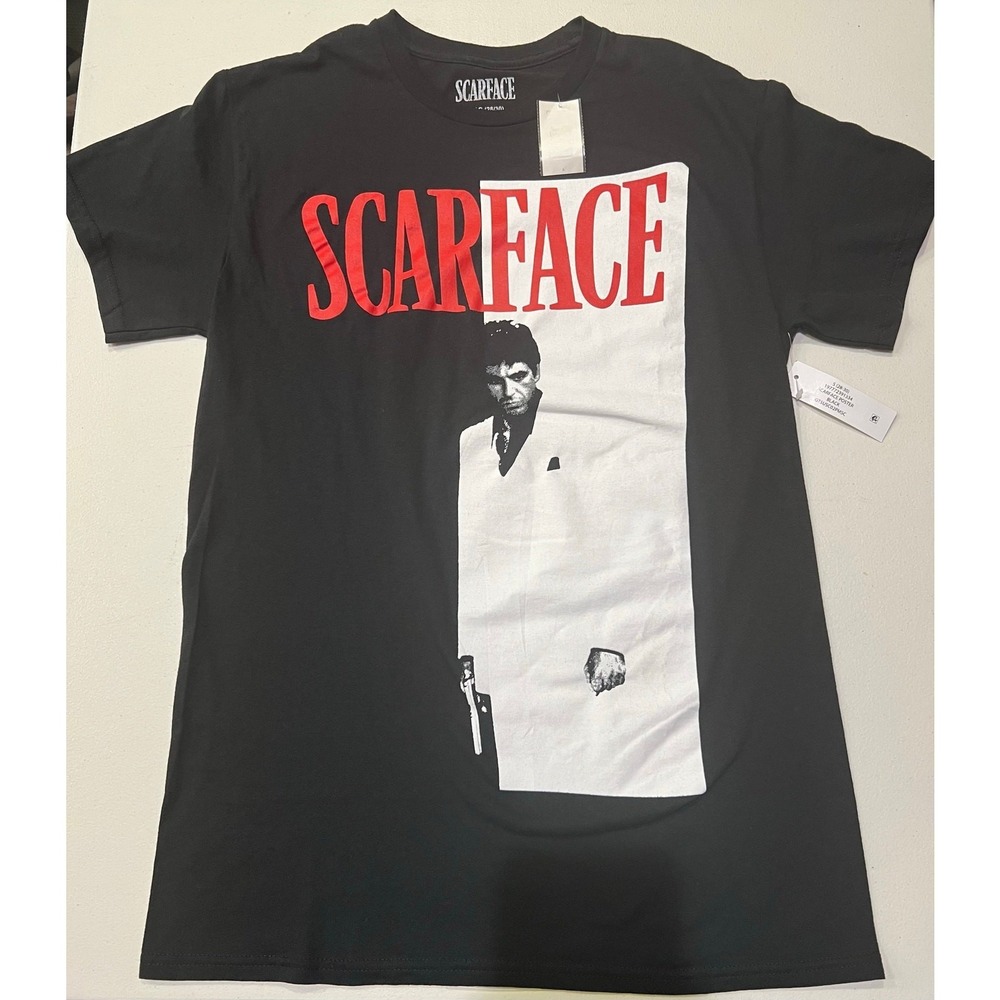 Scarface Mens & Big Men's Poster Graphic Tee Shirt, Size S